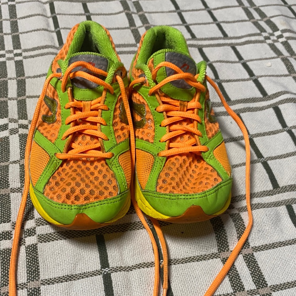 Newton women Orange & Green Athletic Sneakers